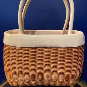 Burberry Straw Purse